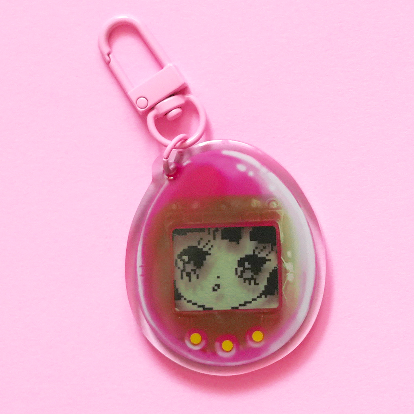 TAMAGOTCHI acrylic charm by XUH