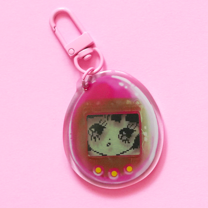 TAMAGOTCHI acrylic charm by XUH