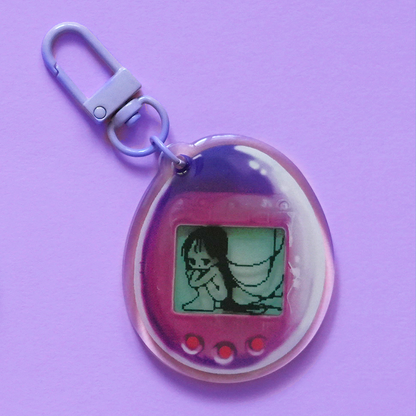 TAMAGOTCHI acrylic charm by XUH