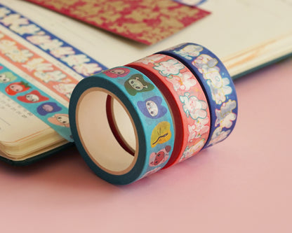 BEAN BUNNIES or PAPATU washi tape by XUH & JAVVIE