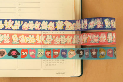 BEAN BUNNIES or PAPATU washi tape by XUH & JAVVIE