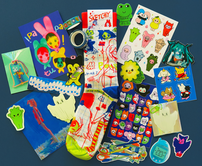 SKETCHY socks by JAVVIE