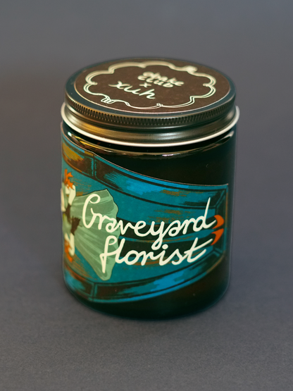 GRAVEYARD FLORIST soy candle by XUH [PREORDER]