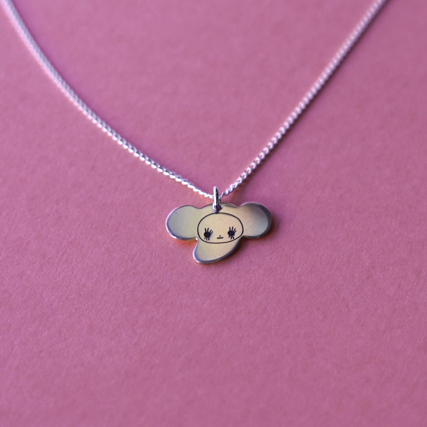 BEAN BUNNY silver necklace by XUH